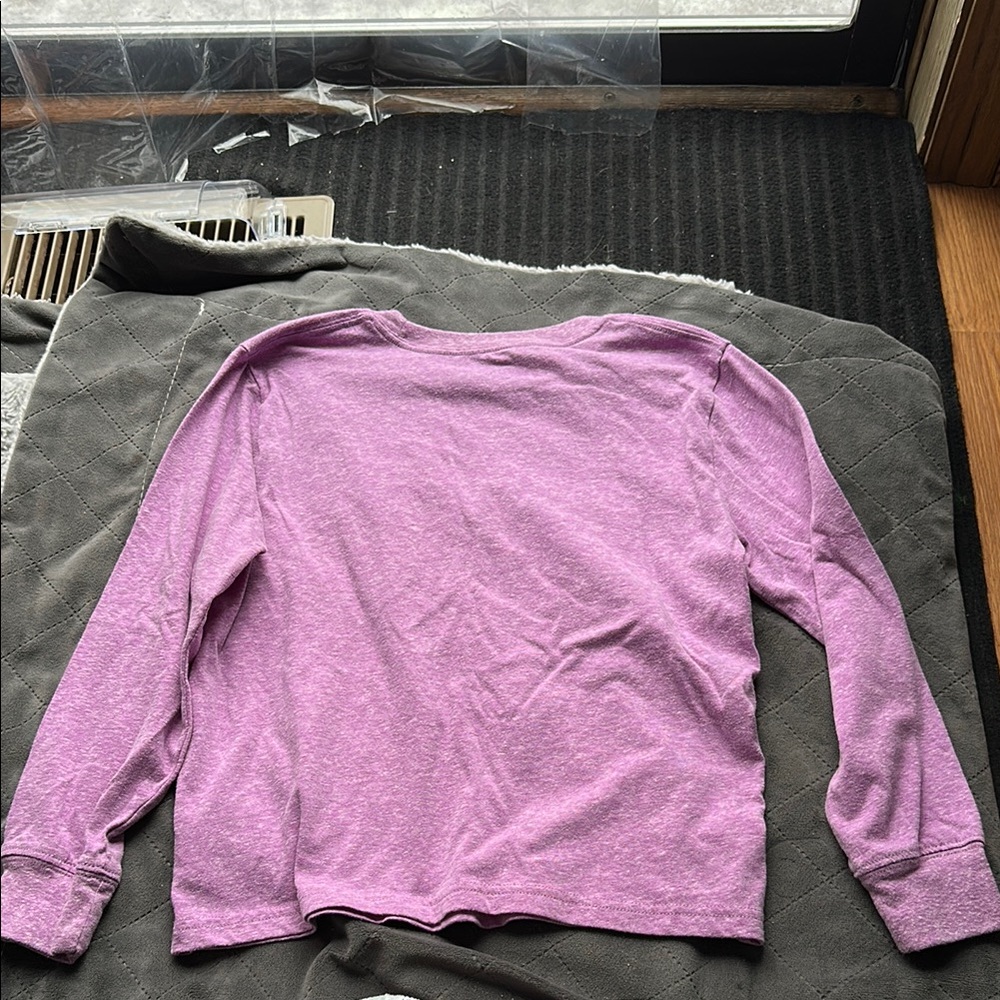 Carhartt Kids Purple Long Sleeve Shirt - Picture 7 of 7